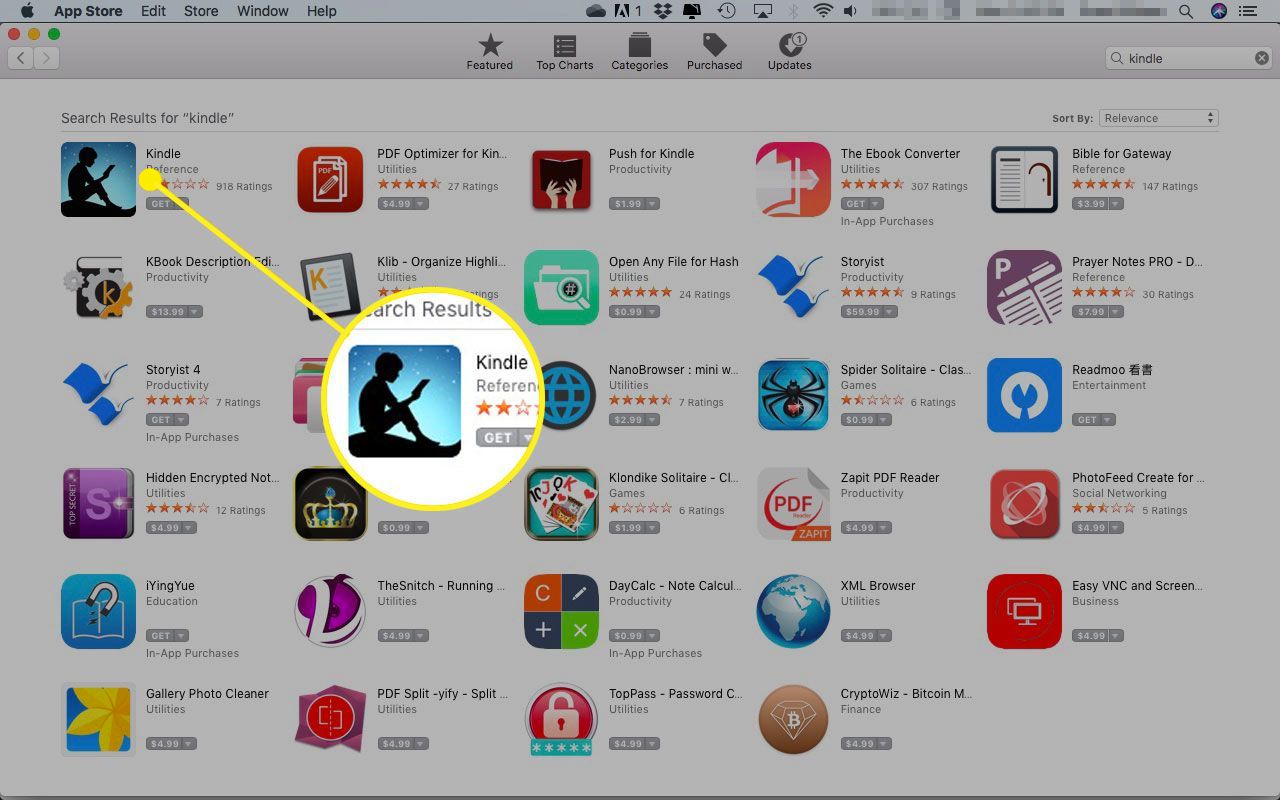Mac Air Kindle App